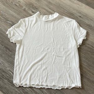 White cropped top!